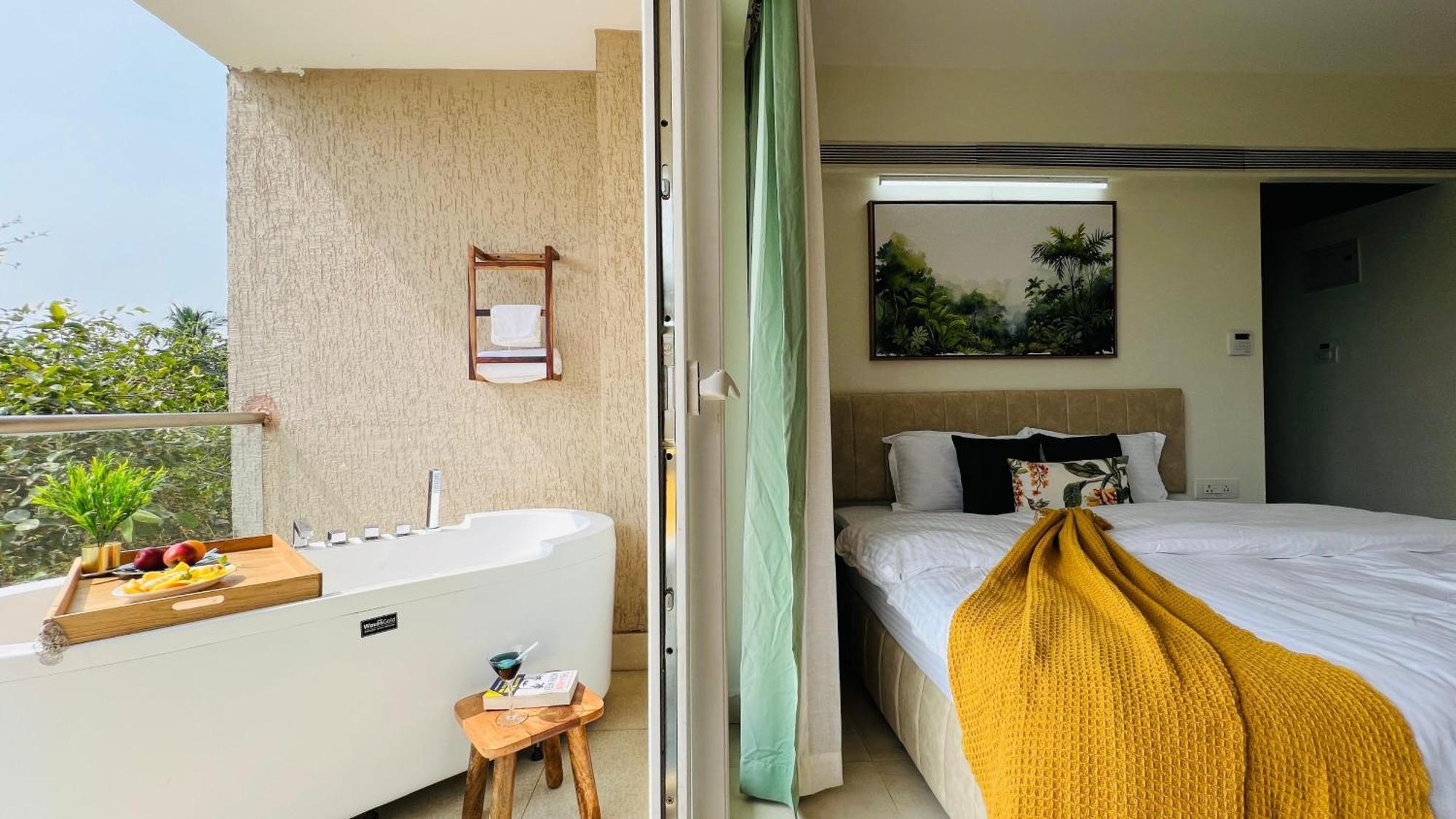 Bluo Amani Vagator - Boutique Hotel Goa Anjuna Exterior foto